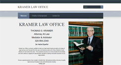 Desktop Screenshot of kramerlawoffice.net